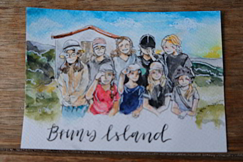 Bruny Island IGS Art drawing